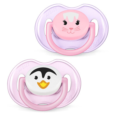 

AVENT cartoon pacifier*2, 0-6 months boy baby