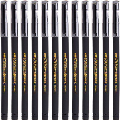 

BAOKE BAOKE W10 test pen 05mm scrub neutral pen black 12 box