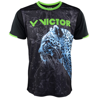 

WACKER Victor Victory Badminton Men & Women Casual Sportswear Short Sleeve T-6040 XL Black