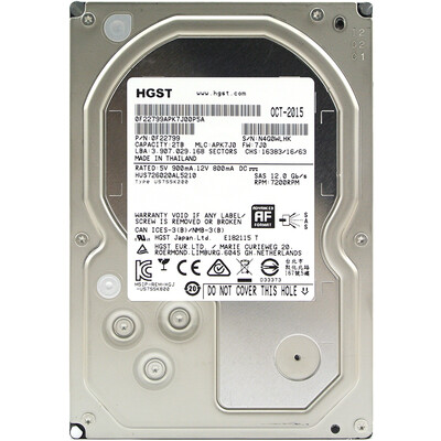 

HGST 2TB SAS12Gb/s Hard Drive (HUS726020AL5210)