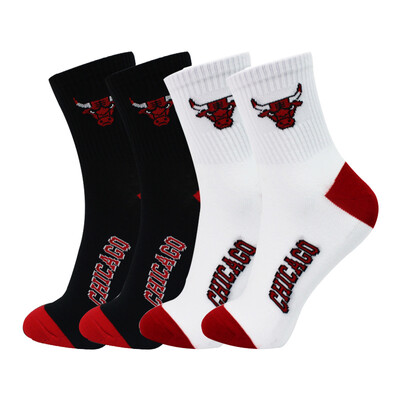 

NBA Basketball Socks Men &39s Team Fans&39 s Sports Socks 2 Double - mounted Bulls