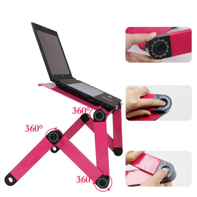 

MyMei Portable Folding Table For Laptop Computer Cooling Fans 360