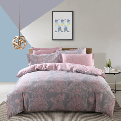 

Ying Xin home textiles cotton printing four - piece long - staple cotton bedding for 15 18 m bed Anne Wonderland