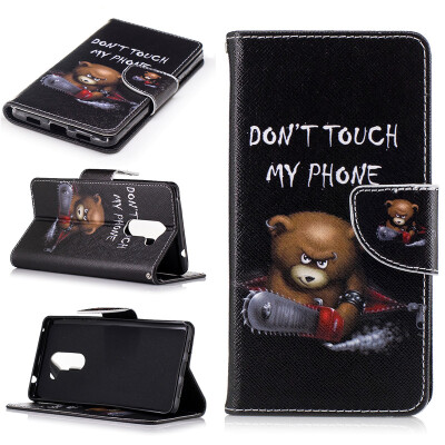 

Bear Design PU Leather Flip Cover Wallet Card Holder Case for HUAWEI Honor 6X