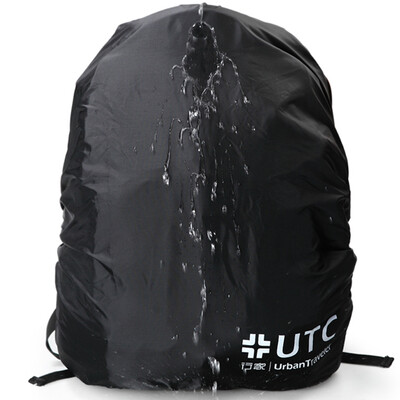 

Wenger Black Polyester Backpack Rain Proof Cover Black