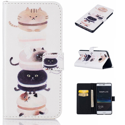

Kitty Design PU Leather Flip Cover Wallet Card Holder Case for IPHONE 5C