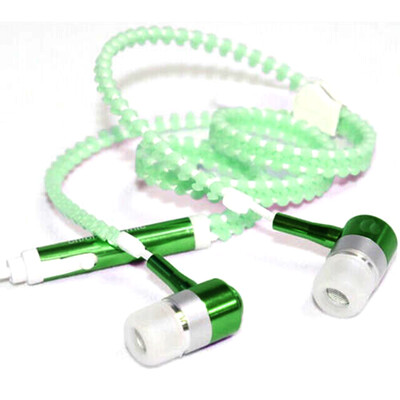 

MyMei 35mm Glow Light Headphones Earphones Headset Luminous zipper In-Ear headphone