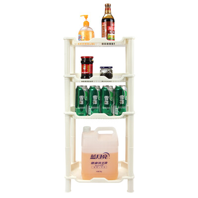 

Happy Cat KLM Bathroom Four-Floor Floor Shelf Storage Shelf Bathroom Cabinet Cylindrical Cylindrical K3