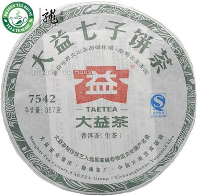 

Menghai Dayi 7542 Chi Tse Beeng Pu-erh 2012 Raw 357g