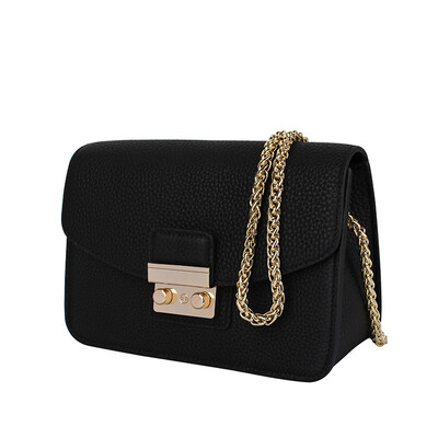 

BARBAROSSA 3941 red European and American fashion small square bag leather mini chain bag Messenger bag female