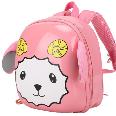 

Jingdong Supermarket Cara sheep Carany CX6025 rose pink cute cartoon children bag casual shoulder children bag kindergarten bag