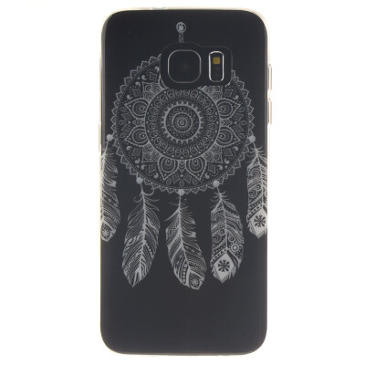 

Black wind chimes Pattern Soft Thin TPU Rubber Silicone Gel Case Cover for SAMSUNG GALAXY S7 Edge