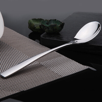 

Jingdong supermarket sunshine flying song stainless steel tableware Western spoon to the Chinese series of drop-shaped small size 1017