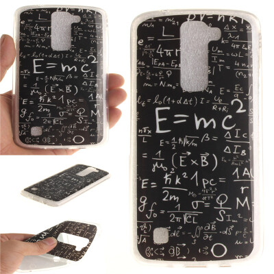 

Mathematical formula Pattern Soft Thin TPU Rubber Silicone Gel Case Cover for LG K7