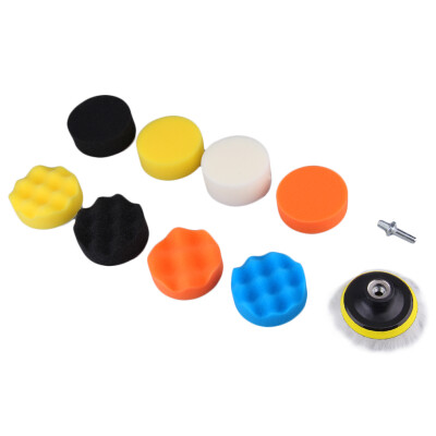 

10pcs Waffle Polishing Buffer Pad Foam Buffing pad Set for Car Polisher