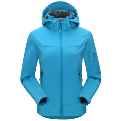 

El Monte ALPINT MOUNTAIN Outdoor Soft Shell Jackets Couples Men & Women Fleece Windproof Warm Soft Shell Clothing 620-005 Green