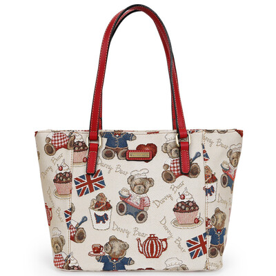 

Danny Bears DANNY BEAR food bear series new ladies bag shoulder bag fashion Messenger bag DBKA165068-169 white with red