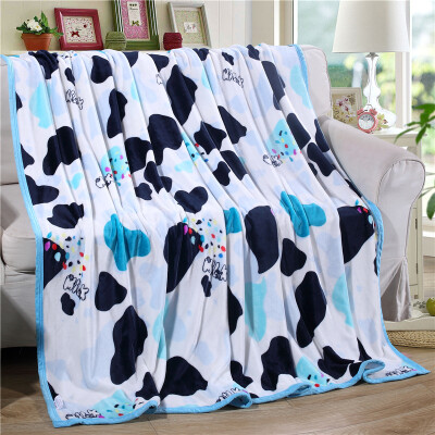 

Arctic Blanket Home Textiles Thick Coral Velvet Blanket Summer Nap Air Conditioning Blanket Towel Flange Blanket Crazy Cow 150 200cm