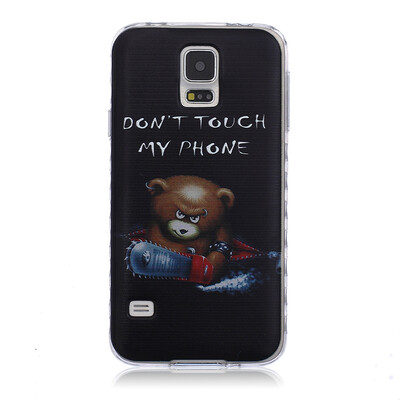 

Медведь Pattern Мягкий тонкий ТПУ Резиновая крышка силиконовый гель чехол для SAMSUNG GALAXY S5