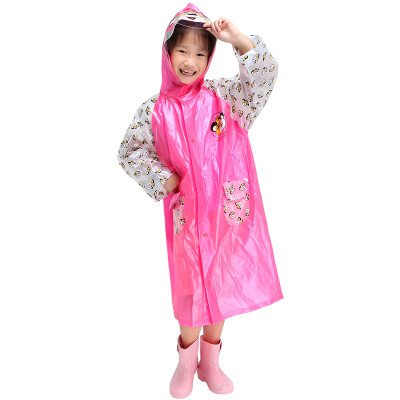 

Paradise Umbrella Raincoat Poncho Childhood Poncho Cute Cartoon Hidden Bags Student Student Raincoat G006K Child Raindrop Red M