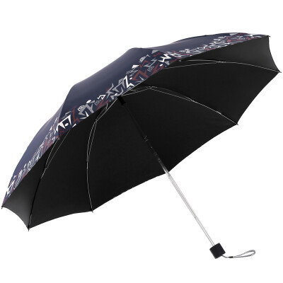 

[Jingdong supermarket] Paradise umbrella (UPF50 +) to increase the impact of black rubber twist sun umbrella sun umbrella 31825E navy