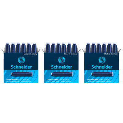 

Schneider (Schneider) ink bladder / ink bag 3 boxed (box / 6) -6699 blue black