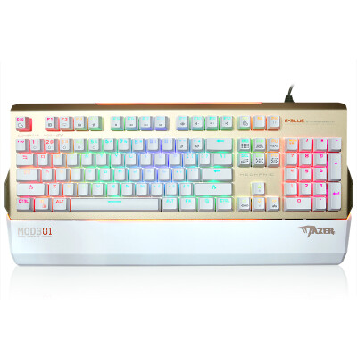 

Yibo (E-3LUE) K751 RGB mechanical keyboard gold black axis