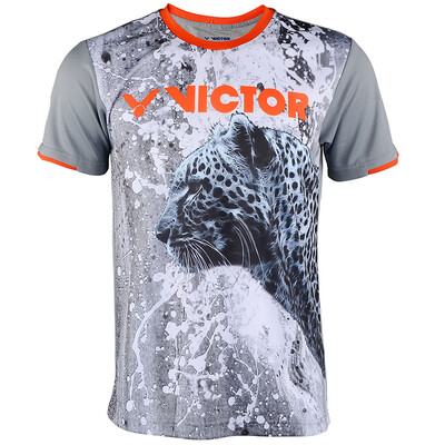 

WACKER Victor Victory Badminton Men&Women Casual Sportswear Short Sleeve T-6040 XL Gray