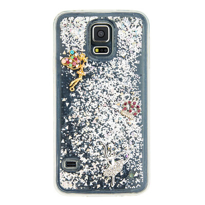

Динамический Quicksand Блеск наливные Мягкая ТПУ чехол для SAMSUNG S5