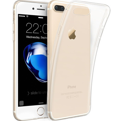 

(ESR) iPhone7 Plus mobile phone shell Apple 7plus phone shell / mobile phone sets of silicone drop protection l soft shell color zero sense of the series - gel white