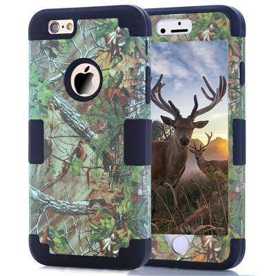 

MOONCASE Hybrid трехслойной брони Defender Прочный противоударный Impact защитный чехол для iPhone 6 Plus / 6S Plus (5.5 ")