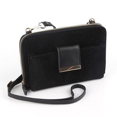 

Sanctuary (Sendio) velvet leather handbags small square bag fashion bag shoulder bag female Messenger bag hand bag black