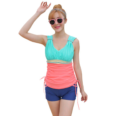 

Qihai (QIHAI) 5224-3 new split two-piece set was thin cover belly swimsuit size chest fashion hot spring swimwear M