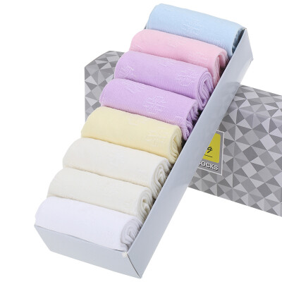 

Jingdong supermarket] Beiju cashmere (Bejirog) cotton socks men and women couples four seasons in the tube leisure business cotton socks [8 double] men socks gift box uniform