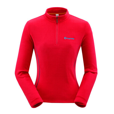 

Kung KingCamp outdoor fleece clothing men&women hedge fleece sweater women KWE560 red S