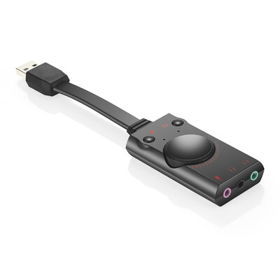 

Поскольку Чжо (KOTION КАЖДЫЙ) S1 USB внешней звуковой карты независимой черный настольного ноутбук микрофон гарнитура аудио конвертер свободного диск