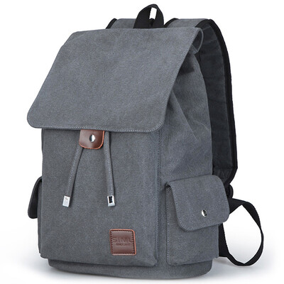 

Simo SIMU 1602 backpack shoulder bag fashion wild casual sports canvas bag backpack 15 inch computer bag gray