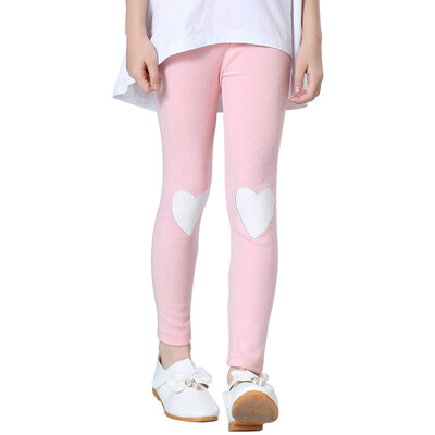 

Xin Song children's leggings girls pants in the big children's trousers Korean tight-fitting sports casual pants light pink J049B3 120