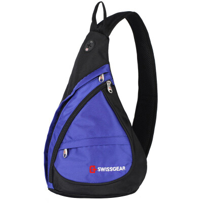 

SWISSGEAR chest bag men and women waterproof fashion leisure chest bag triangular messenger bag outdoor sports shoulder bag travel bag SA-9966 blue