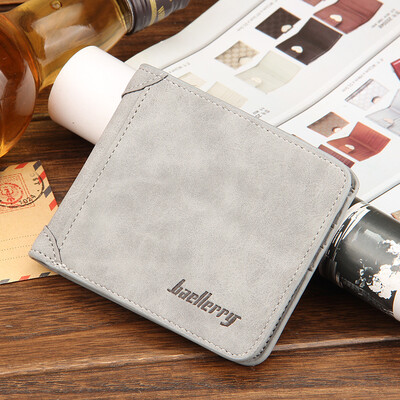 

The new male lady wallet retro matte wallet card SD card and wear thin horizontal box