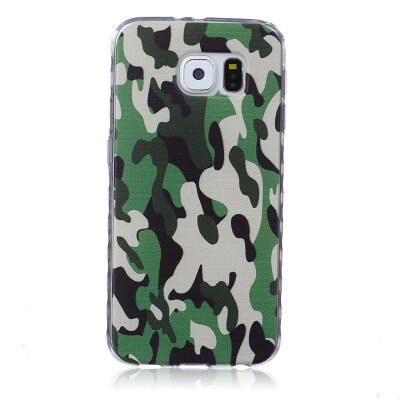 

Camouflage Pattern Soft Thin TPU Rubber Silicone Gel Case Cover for SAMSUNG GALAXY S6