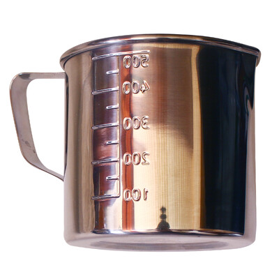 

Three stainless steel cup cup cup weighing tool 500cc SN4716