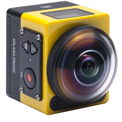 

Кодак (Kodak) SP360 спортивная камера 214 градусов (по вертикали) --360 ° (по горизонтали) Угол обзора съемки Full HD видео манипуляции WIFI