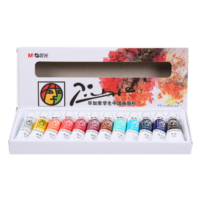 

Chenguang ( & G) LPL97612 Picasso Art Students Chinese Painting Paints 12 Colors / Boxes 5ml