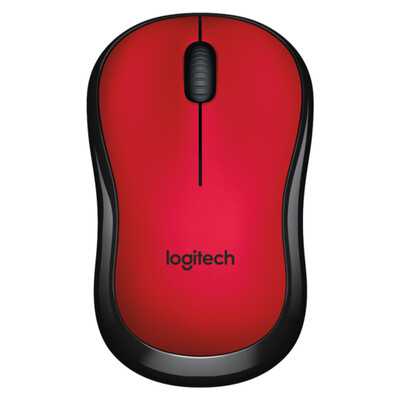 

Logitech M220 Wireless Mute Mouse Red