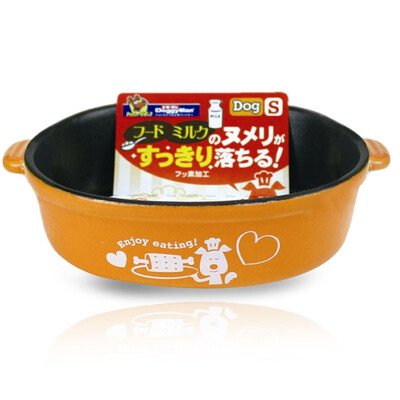 

Duo Ge Man Doggyman Non-stick Pots Pet Bowl Bowl Bowl Bowl Bowl Bowl Cat Bowl Bowl Bowl - Orange S