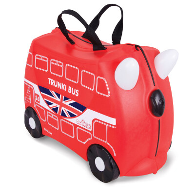 

trunki children's luggage cartoon pattern can mount the rod storage box outdoor suitcase 18L-small bee 3 years old or above British imports