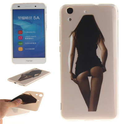 

Sexy Girls Pattern Soft Thin TPU Rubber Silicone Gel Case Cover for HUAWEI Honor 5A/Y6 II