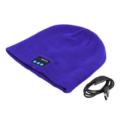 

Warm Beanie Hat Wireless Bluetooth Music Cap Headphone Headset Speaker Mic