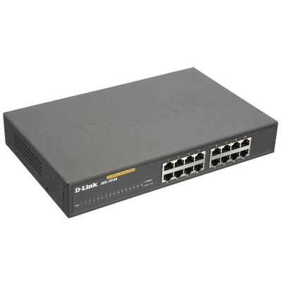 

(D-Link) dlink DES-1016A Быстрый коммутатор 16-портовый офисный домашний рабочий стол (с принадлежностями для стойки)